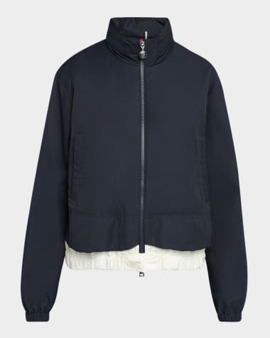 Moncler Janze Jacket with Pull-Out Hood