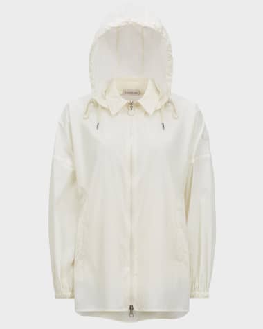 Moncler Water-Repellent Shirt with Removable Hood