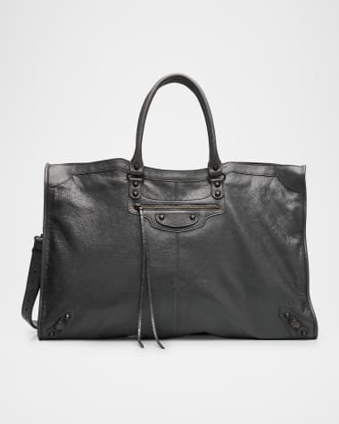 Balenciaga Men's Le City Leather Travel Bag