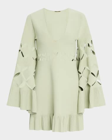 Alexis Linden Long-Sleeve Cut-Out Dress