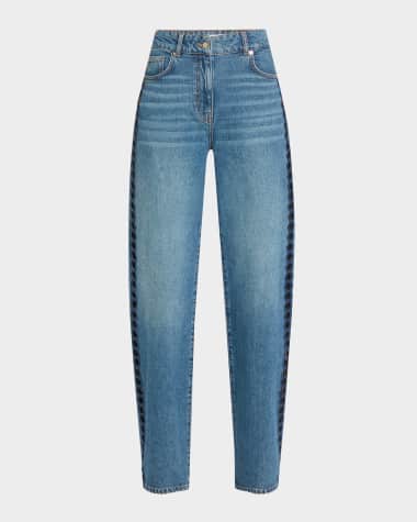 Iro Gotz Cut-Out Straight-Leg Jeans