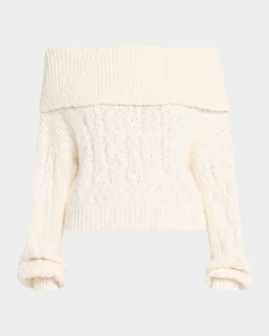Iro Glenda Off-The-Shoulder Sweater