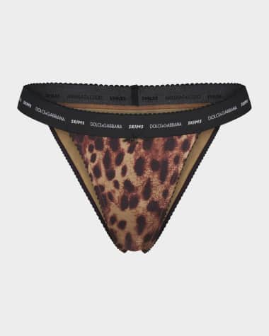 Dolce&Gabbana x SKIMS Stretch Satin Thong