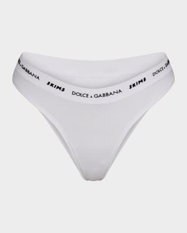 Dolce&Gabbana x SKIMS Cotton Jersey Tanga