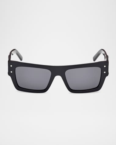 MCM Men's MW0014M Acetate Rectangle Sunglasses