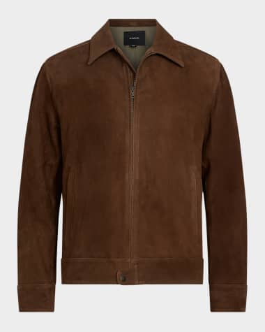 Vince Men's Suede Short Jacket