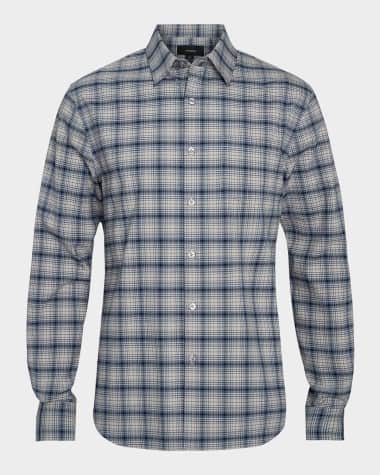 Vince Men's Oceanic Plaid Sport Shirt
