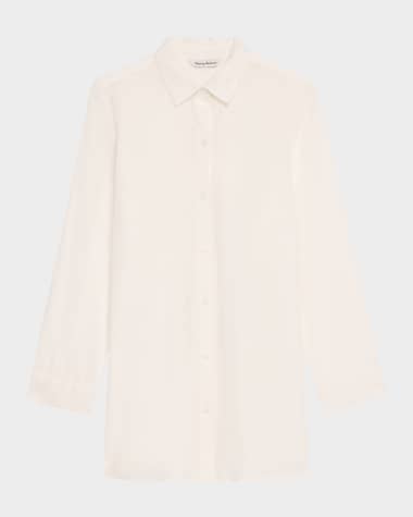 Tommy Bahama Shoreline Cotton Boyfriend Shirt
