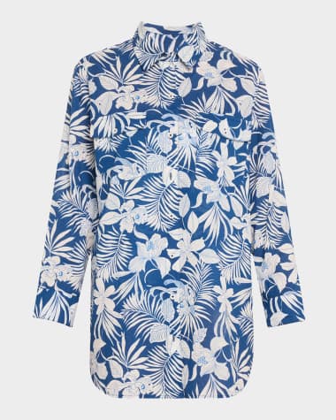 Tommy Bahama Blooms Boyfriend Shirt