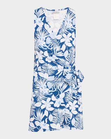 Tommy Bahama Island Cays Blooms Wrap Romper