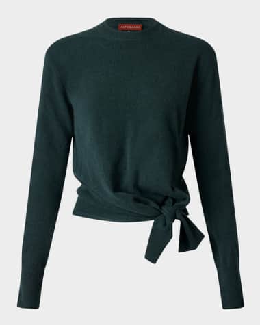 Altuzarra Nalini Tie-Hem Cashmere Sweater