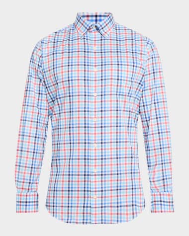 Peter Millar Men's Chambly Crown Lite Cotton-Stretch Sport Shirt
