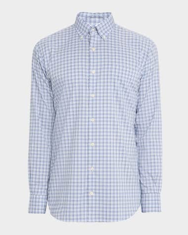 Peter Millar Men's Albert Crown Lite Cotton-Stretch Sport Shirt