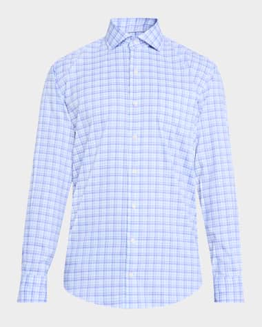 Peter Millar Men's Garrow Crown Lite Cotton-Stretch Sport Shirt