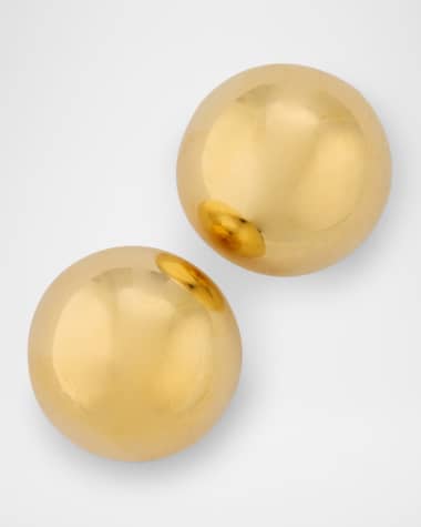Kastel Jewelry 14K Yellow Gold Bold Medium Inverted Teardrop Earrings