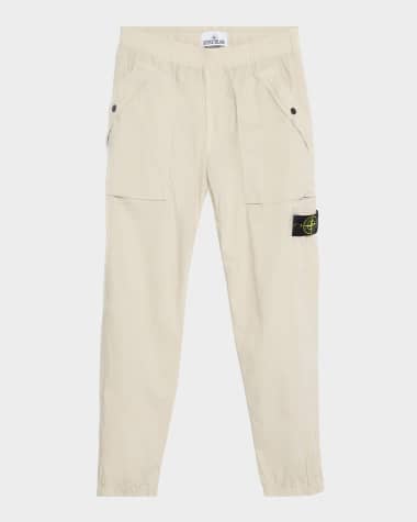 Stone Island Men's Stretch Cotton Tela Trousers