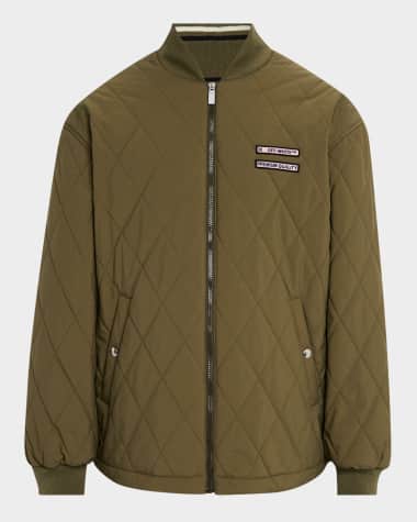 Off-White Men's Premium Quilted Bomber Jacket