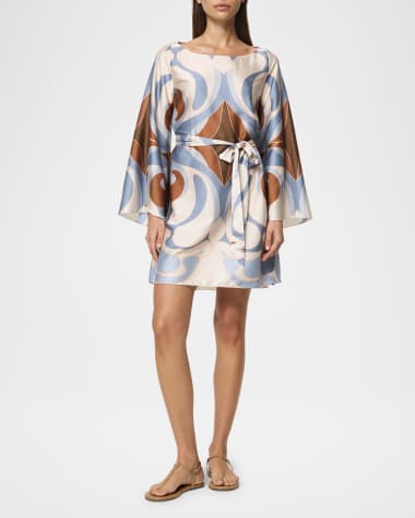 MISA Los Angeles Twiggy Satin Mini Dress