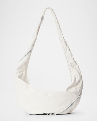 Alexander Wang Twyst Zip Leather Hobo Crossbody Bag