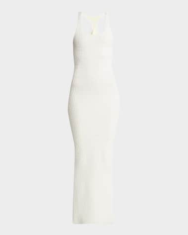 Jacquemus Scala Croc-Knit Sleeveless Maxi Dress