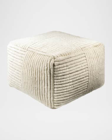 Surya Tunisia Handknot Pouf