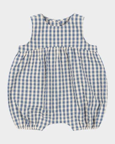 Konges Slojd Kid's Kim Gingham Romper, Size Newborn-18M