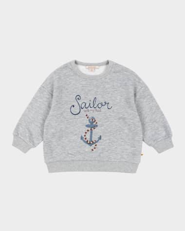 Konges Slojd Boy's Lou Sailor Sweatshirt, Size 9M-10