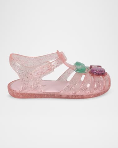 Konges Slojd Girl's Lilo Cherry Jelly Sandals, Baby/Toddler/Kids