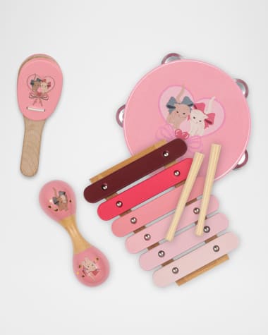 Konges Slojd 5-Piece Wooden Music Set