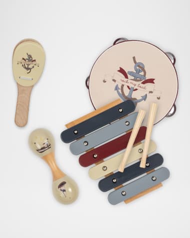Konges Slojd 5-Piece Wooden Music Set