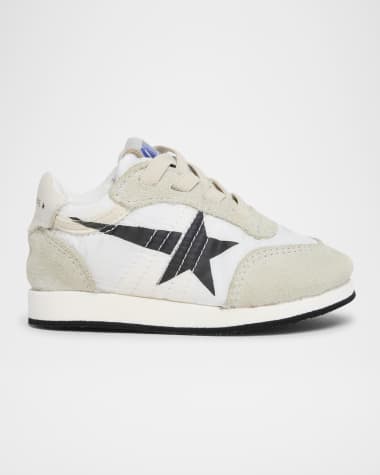Golden Goose Baby Marathon Suede Running Sneakers