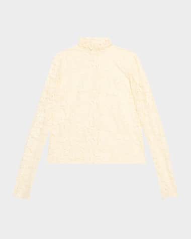 A.L.C. Indy Lace Turtleneck Top