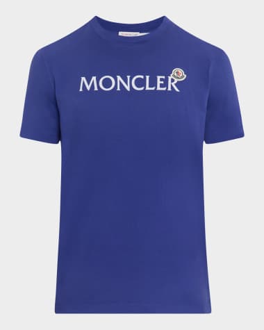 Moncler Men's Flocked Logo T-Shirt