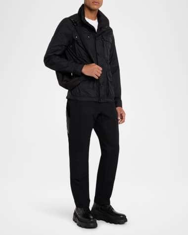 V-Neck Hardware One-Piece Swimsuit