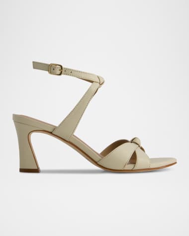 Bernardo Neera Knotted Leather Sandals