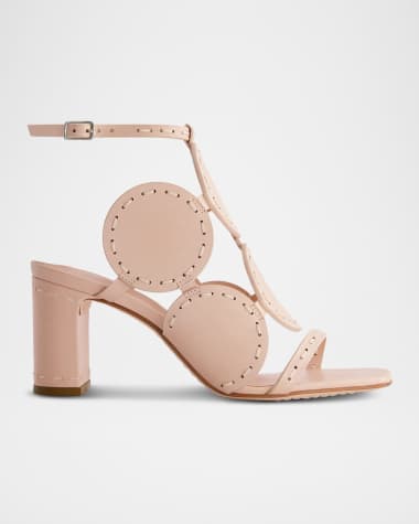 Bernardo 1946 New Moon Circle Leather Sandals