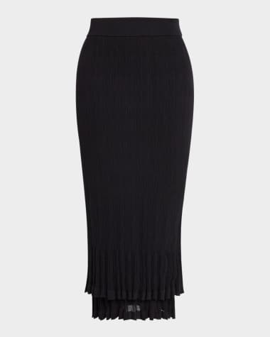 A.L.C. Lexi Ribbed Midi Skirt