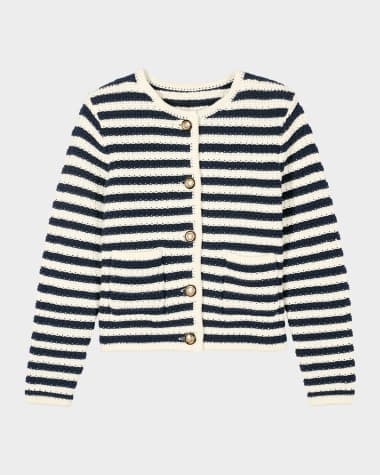 ba&sh Gaspard Stripe Cardigan
