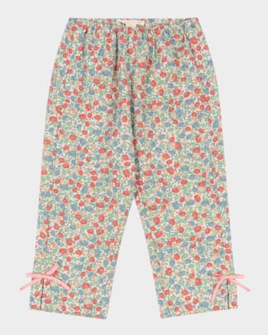 Konges Slojd Girl's Elin Floral-Print Pants, Size 18M-10