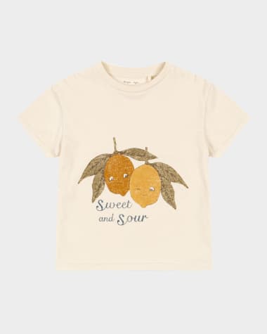 Konges Slojd Boy's Famo Lemon Graphic T-Shirt, Size 9M-12