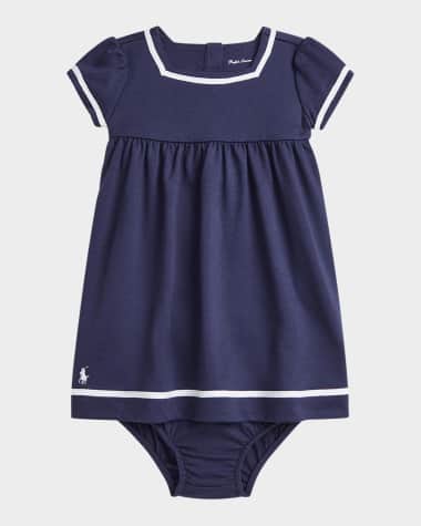 Ralph Lauren Childrenswear Girl's Nautical-Inspired Day Dress, Size 3M-24M