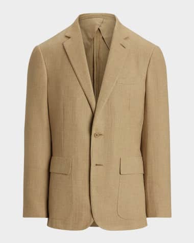 Ralph Lauren Purple Label Men's Kent Hand-Tailored Herringbone Jacket