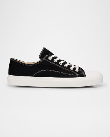 Moschino Men's Canvas Low-Top Sneakers