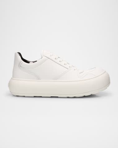Moschino Men's Chunky Leather Low-Top Sneakers