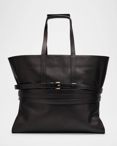 Moschino Men's Soft Leather Tote Bag