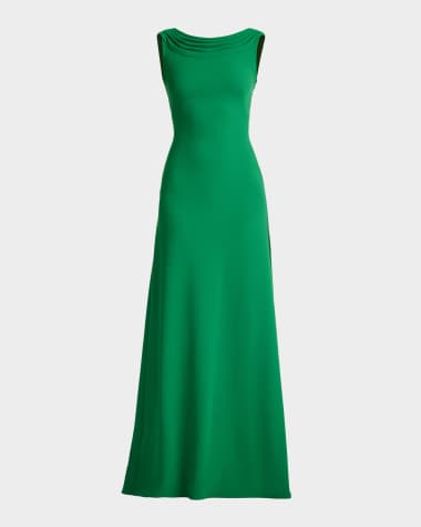 sleeves elegant white dresses Elegant White Long Dress – Flared Skirt & Keyhole Neckline – 2622 main image 1