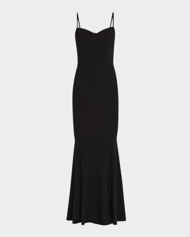 Norma Kamali Underwire Fishtail Gown