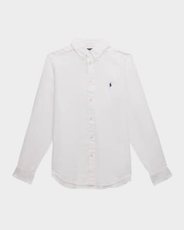 Ralph Lauren Childrenswear Boy's Classic Embroidered Sport Shirt, Size S-XL