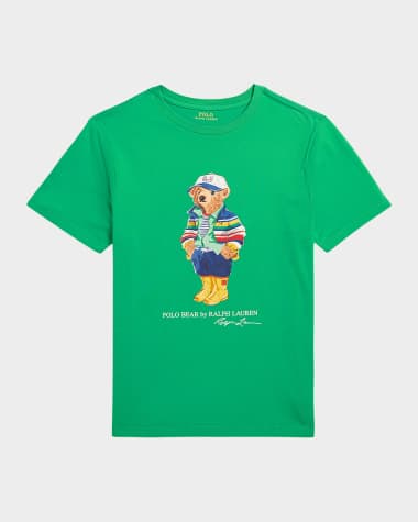 Ralph Lauren Childrenswear Boy's Polo Bear Graphic T-Shirt, Size S-XL