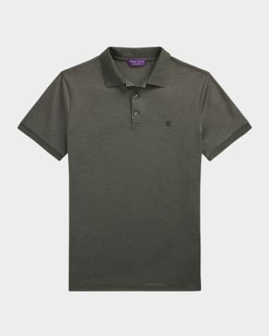 Ralph Lauren Purple Label Men's Custom Slim-Fit Pique Polo Shirt